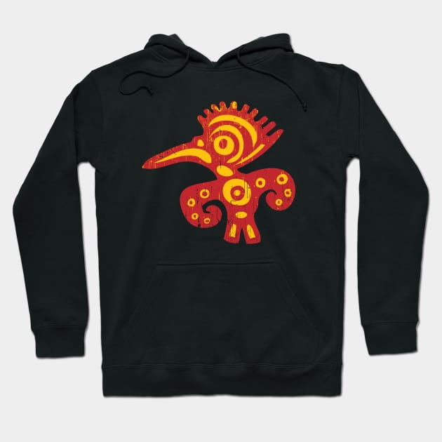 Ancient Mayan Bird Hoodie by Markaneu